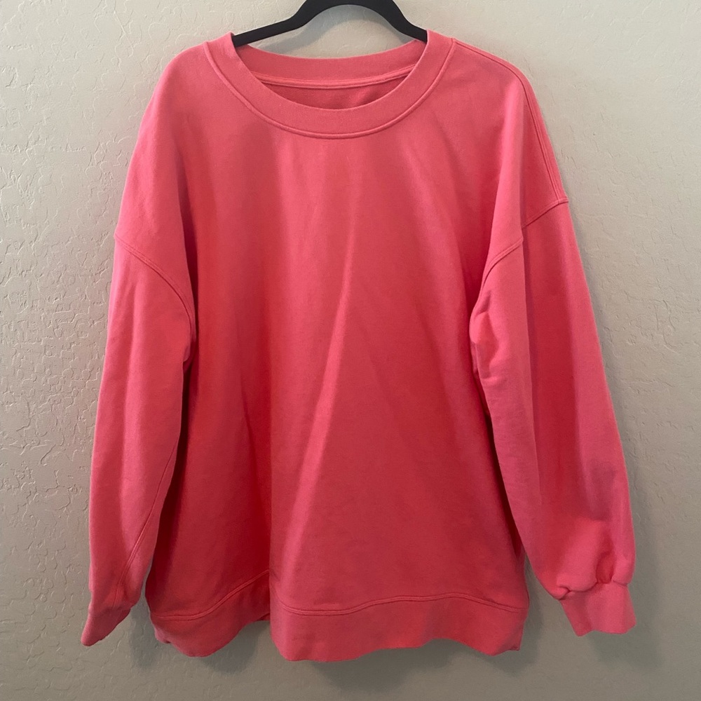 Pink LULULEMON Crewneck Sweathshirt